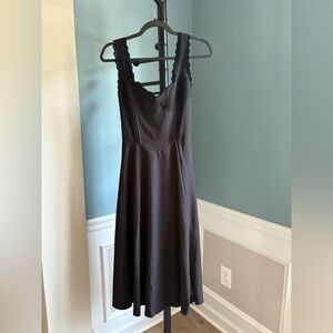 Black corset dress